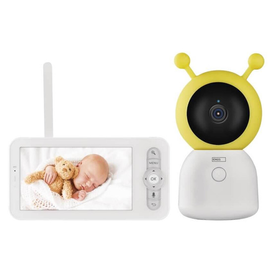Emos IP-Kamera GoSmart IP-500 GUARD Babyphone mit Monitor H4052