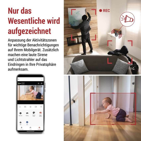 Emos IP-Kamera GoSmart IP-220W PTZ WiFi Innen H4062