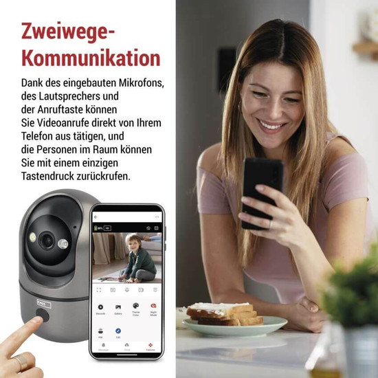 Emos IP-Kamera GoSmart IP-220W PTZ WiFi Innen H4062