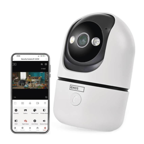 Emos IP-Kamera GoSmart IP-220G PTZ WiFi Innen H4072