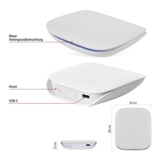 Emos GoSmart ZigBee Gateway IP-2000Z WiFi Bluetooth 128 Geräte H5002