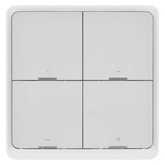 Emos GoSmart Portabler Szenenschalter IP-2004ZW ZigBee 3.0 4 Tasten Weiß H5013