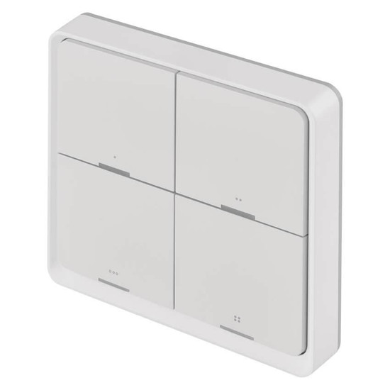 Emos GoSmart Portabler Szenenschalter IP-2004ZW ZigBee 3.0 4 Tasten Weiß H5013