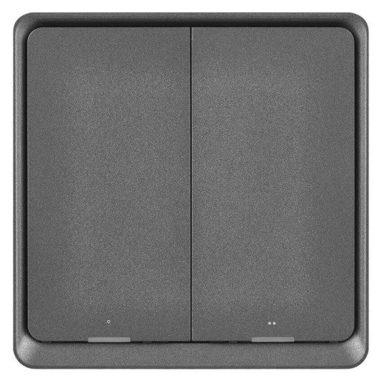 Emos GoSmart Portabler Szenenschalter IP-2002ZB ZigBee 3.0 2 Tasten Schwarz H5015
