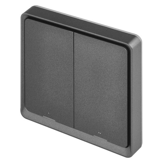 Emos GoSmart Portabler Szenenschalter IP-2002ZB ZigBee 3.0 2 Tasten Schwarz H5015