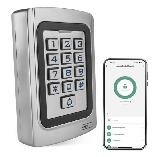 Emos Codeschloss GoSmart Metall IP-006AX WiFi 1000 Codes H5023