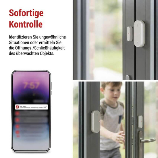 Emos GoSmart Tür-Fenster-Sensor GoSmart magnetisch IP-2011Z ZigBee H5025