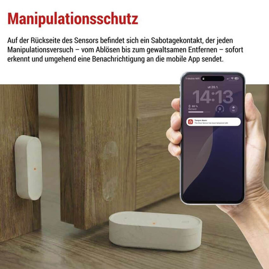 Emos GoSmart Tür-Fenster-Sensor GoSmart magnetisch IP-2011Z ZigBee H5025