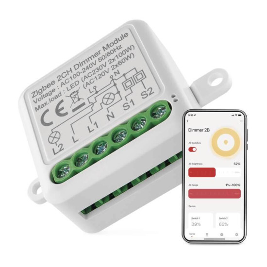 Emos GoSmart Dimm-Modul IP-2112DZ ZigBee 2-Kanal H5108