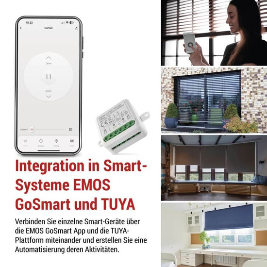 Emos GoSmart Motormodul IP-2121CZ ZigBee 1-Kanal H5109