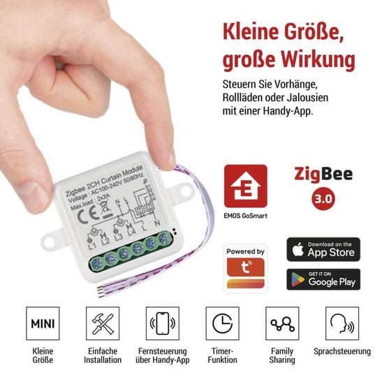 Emos GoSmart Motormodul IP-2122CZ ZigBee 2-Kanal H5110