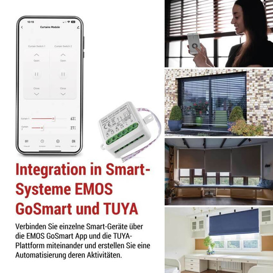 Emos GoSmart Motormodul IP-2122CZ ZigBee 2-Kanal H5110