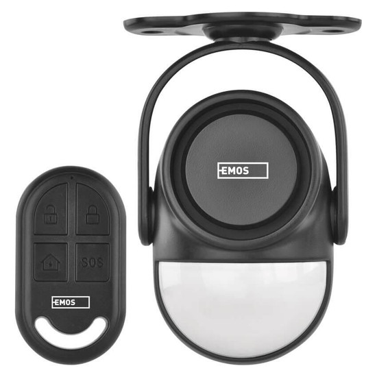 Emos Bewegungsalarm EM-125L PROTECTOR PIR RF Schwarz H8106
