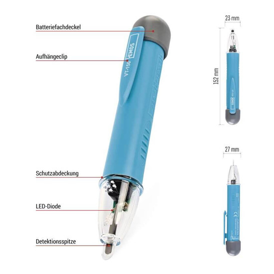 Emos Spannungsprüfer VT-150 kontaktlos 70-1000V akustisch M0007AN