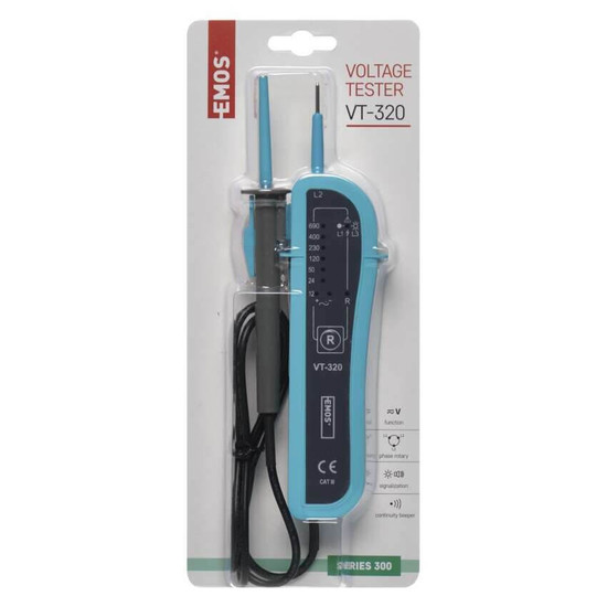 Emos Spannungsprüfer VT-320 optisch akustisch 12-690V M0012A