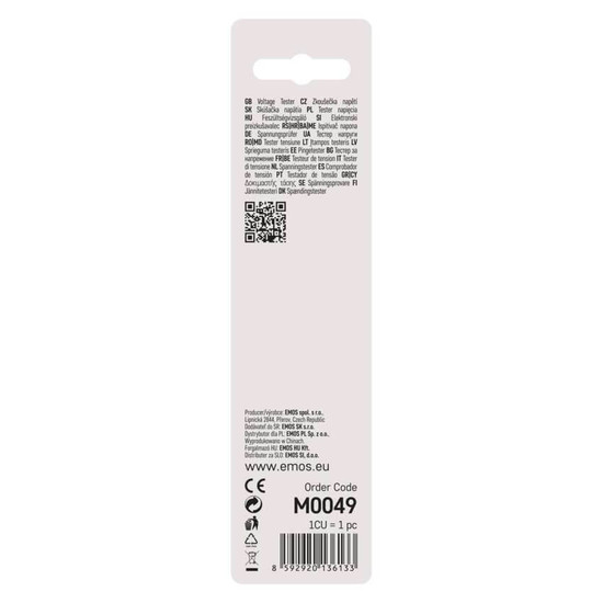 Emos Spannungsprüfer VT-121 kontaktlos optisch 12-230V M0049