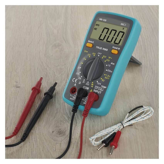 Emos Multimeter MD-230 600V 10A mit Temperaturmessung M0230