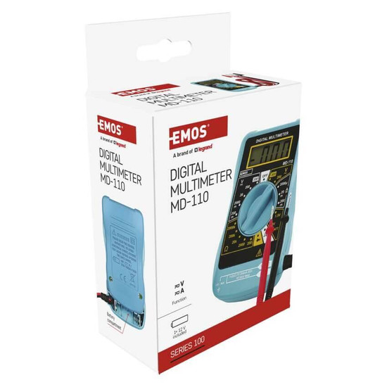 Emos Multimeter 300V 200mA MD-110 mit Batterietest M0320N