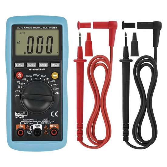 Emos Multimeter 300V 10A MD-420 mit Zangenfunktion M0420N