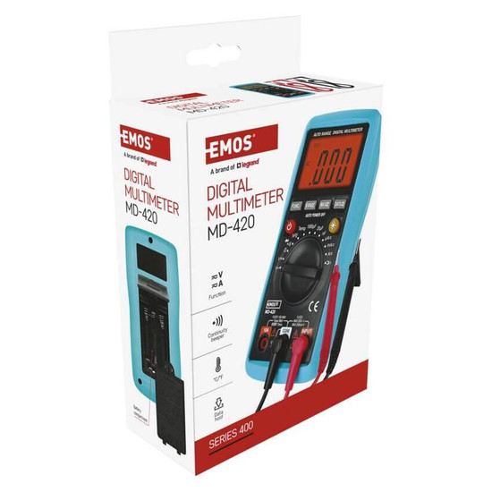 Emos Multimeter 300V 10A MD-420 mit Zangenfunktion M0420N