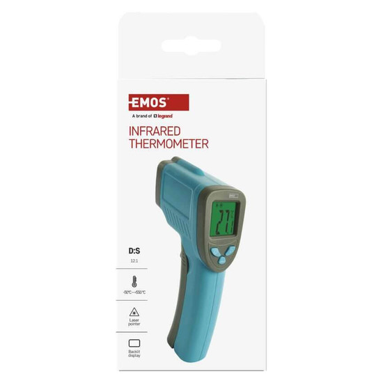 Emos Infrarot-Thermometer Infrarot berührungslos ±2% Genauigkeit M0503N