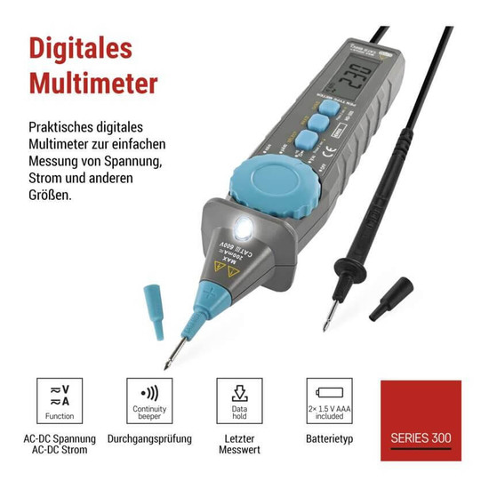 Emos Multimeter 600V 200mA MD-300 automatisch M3216N