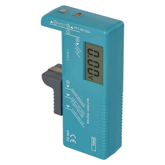 Emos Batterietester AA AAA C D 9V Knopfzellen LCD N0322