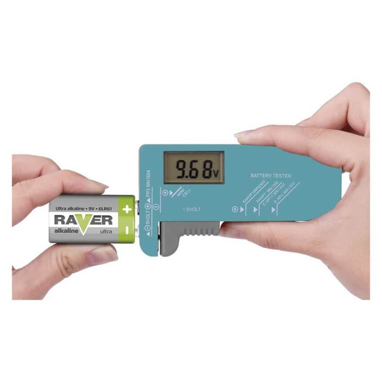 Emos Batterietester AA AAA C D 9V Knopfzellen LCD N0322