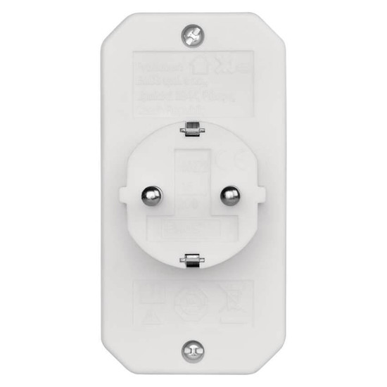 Emos Steckdosenadapter 2x Euro+1x Schutzkontakt Weiß P00272