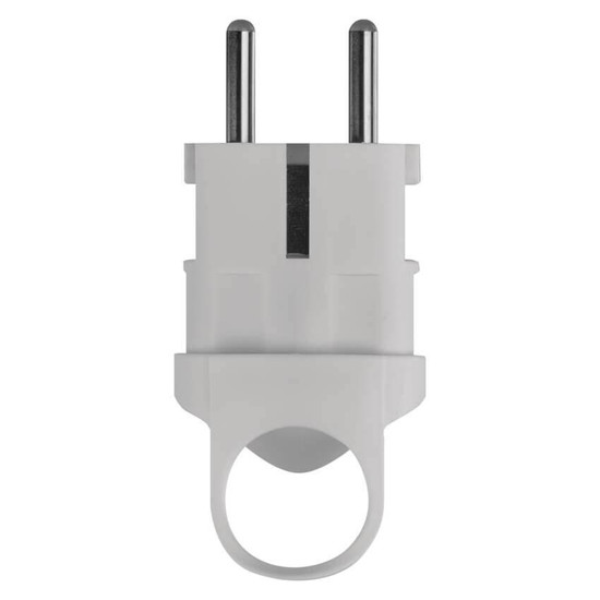 Emos Steckdosenadapter Winkelstecker 16A Weiß P0039