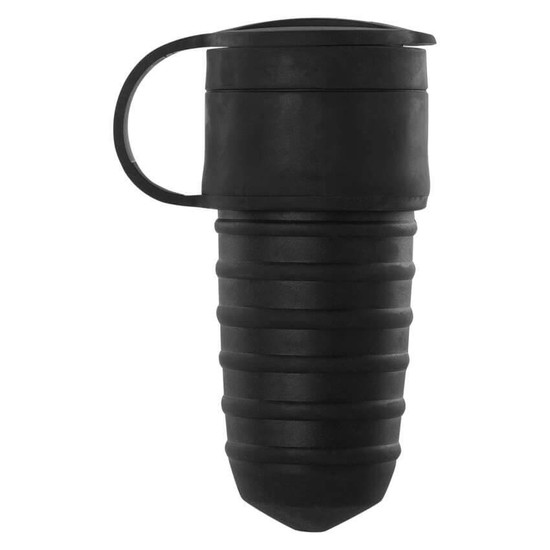 Emos Steckdosenadapter Gummi IP44 Schwarz P0049