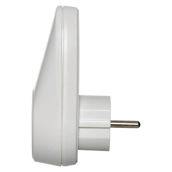Emos Steckdosenadapter 1-fach mit 2xUSB Weiß P0072