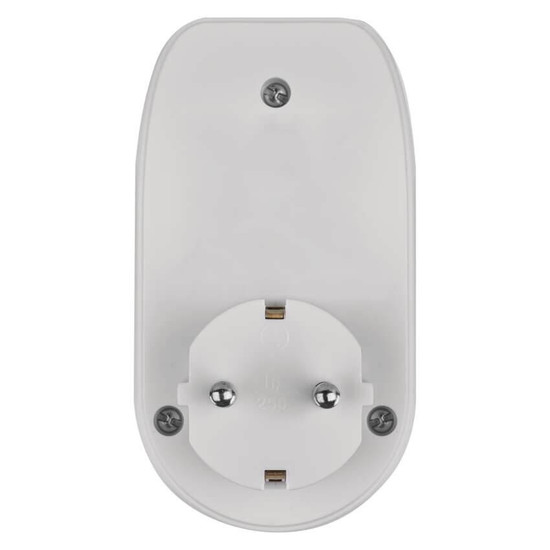 Emos Steckdosenadapter 1-fach mit 2xUSB Weiß P0072