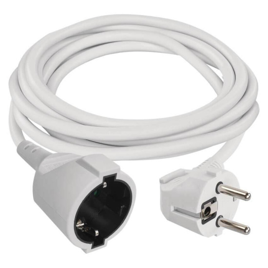 Emos Anschlussleitung 1,4m Weiß PVC P0121