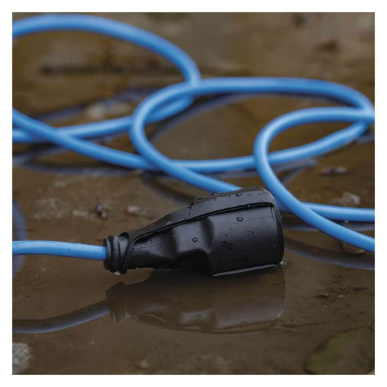 Emos Verlängerungskabel Außen wetterfest 20m 1,5mm² Blau PVC IP44 P01520W