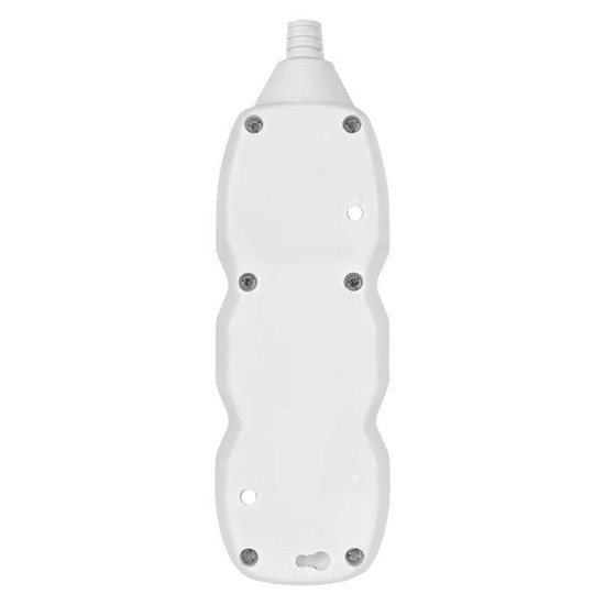 Emos Steckdosenleiste 3-fach 3m Weiß PVC P0323R