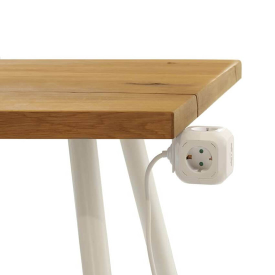 Emos Steckdosenleiste Würfel 4-fach 2xUSB 1,9m Weiß P04219GU