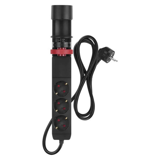 Emos Steckdosenleiste 3-fach mit Schalter Schreibtischmontage USB-C PD 1,5m Schwarz P1321PD