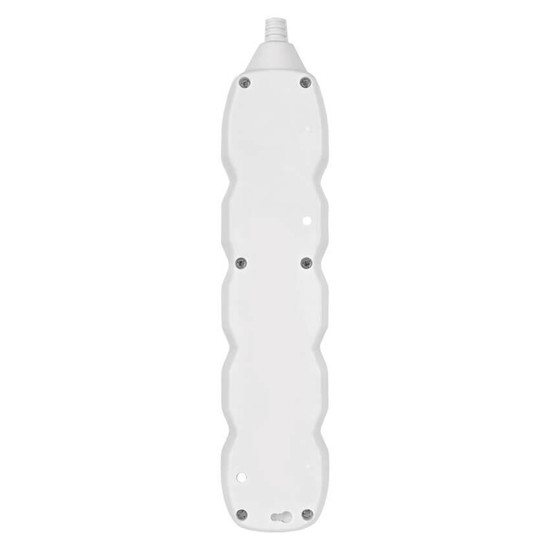 Emos Steckdosenleiste 4-fach mit Schalter 1,5m Weiß PVC P1421R