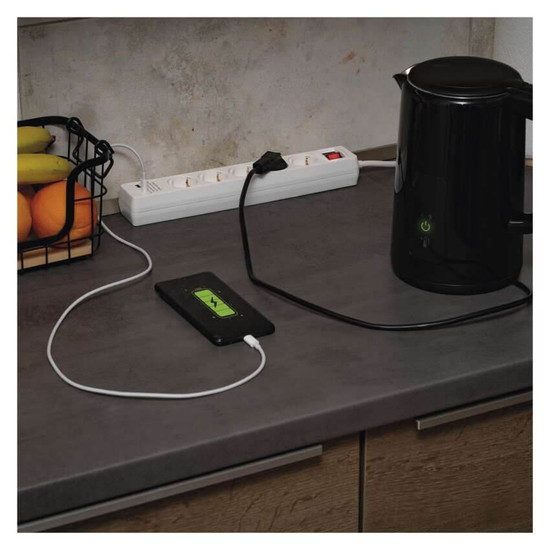 Emos Steckdosenleiste 5-fach mit Schalter USB-A+USB-C 3m Weiß P1523CU
