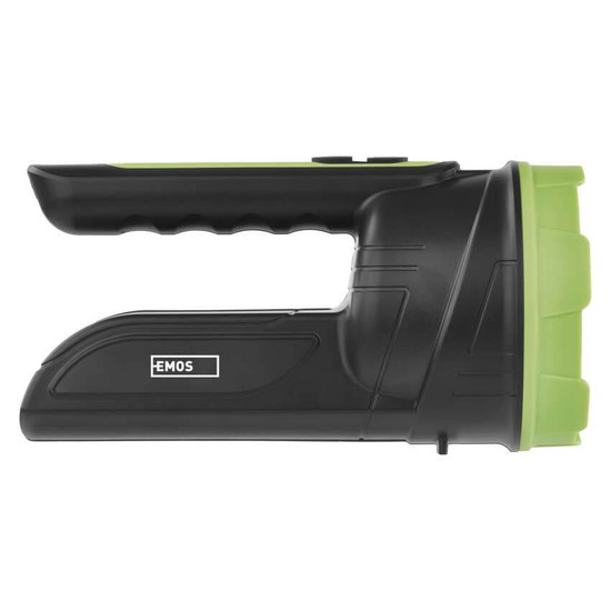 Emos LED Akku-Taschenlampe 210lm Schwarz-grün 20x10cm P2314