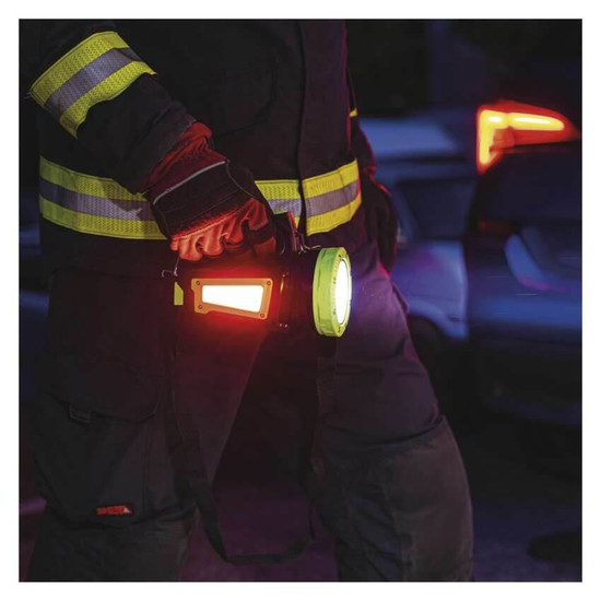 Emos LED Akku-Taschenlampe 850lm Schwarz-grün Aluminium 21x11cm P2316