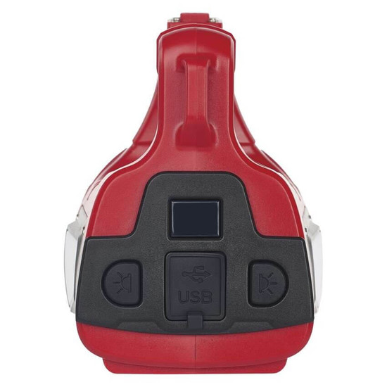 Emos LED Akku-Taschenlampe 1000lm Rot-schwarz Aluminium 20,5x10cm P2317