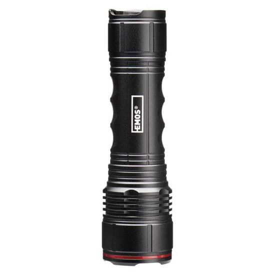 Emos LED Taschenlampe 330lm Schwarz Aluminium P3114