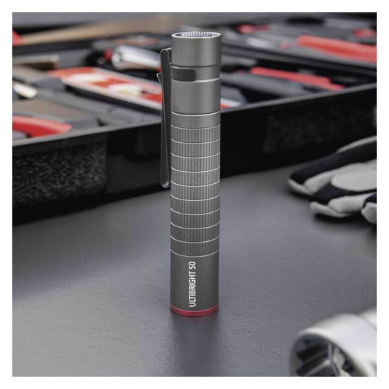 Emos LED Taschenlampe 100lm Grau Aluminium P3150
