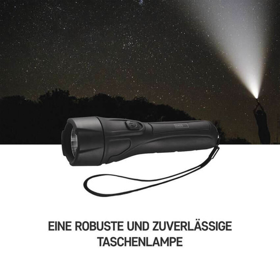 Emos LED Taschenlampe 55lm Schwarz P3210