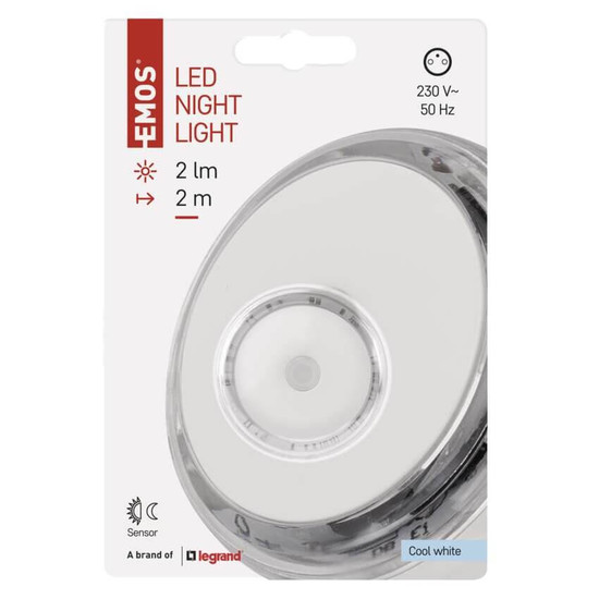 Emos LED Nachtlicht 0,5W Bewegungsmelder P3306