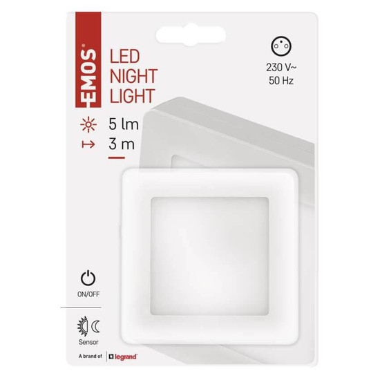 Emos LED Nachtlicht 0,4W warmweiss Bewegungsmelder P3316