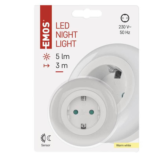 Emos LED Nachtlicht 5lm warmweiss Bewegungsmelder P3321