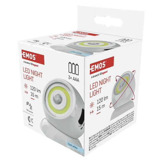 Emos LED Nachtlicht 120lm Bewegungsmelder P3324